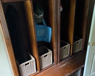 Mud room unit- 2sections- can be separated 