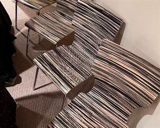 Set of 4 funky chairs