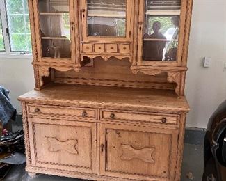Great pine kitchen cabinet 