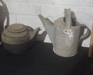 Cast Iron Kettle & Watering Can