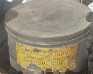 Vintage Coconut Tin