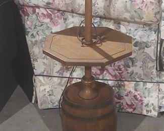 Barrel Lamp Stand