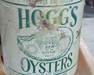 Rare Large Oyster Can