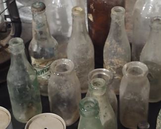 Large Vintage Bottle Collection