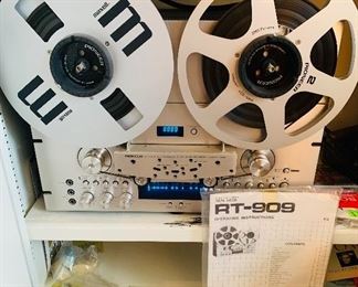 the Pioneer RT-909 reel to reel even comes with the instructions and warranty