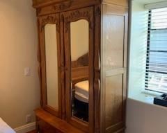 Heavily Carved, Bear Claw, All original, excellent condition. In the family for generations. 3 drawer