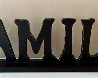 "Family" Wood Sign
