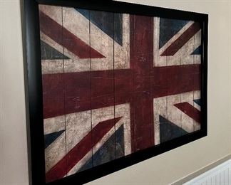 British Flag Framed Decor