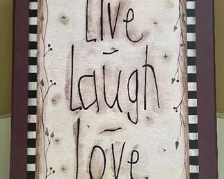 Live, Laugh, Love Storage Box