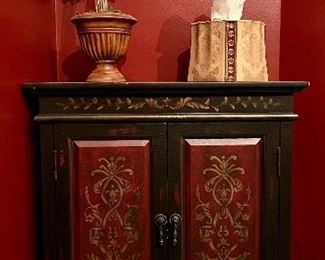 Hand Painted Storage Cabinet