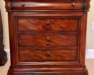 Pair of Four Drawer Nightstands