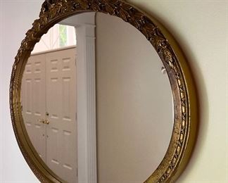 Gold Mirror with Bow