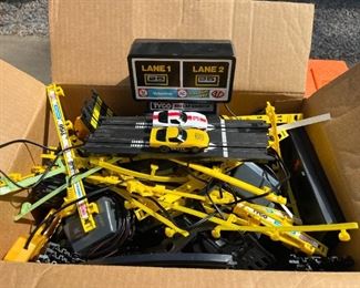 we have several tracks and slot cars!