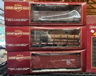 Bachman train cars G scale 