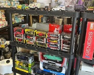 Diecast model cars 