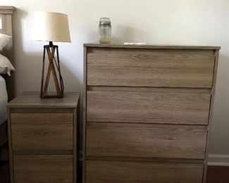 Night Stand and Dresser
