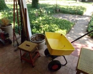 Yard Spreader - Stool - Pots - Yard Tools