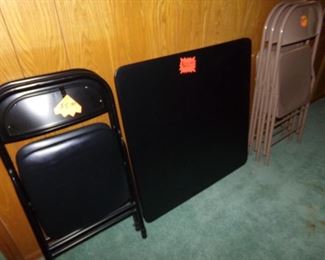 Fold up Table and Chairs