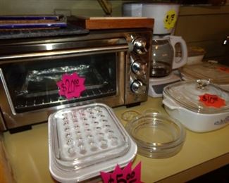 Toaster and cookware