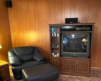 Entertainment Center, Sharp Television (works great)