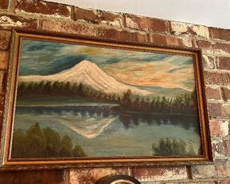 Home decor - Mountain / lake picture