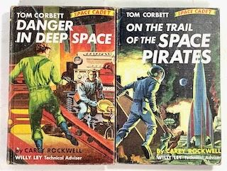 Vintage Tom Corbett Sci Fi Hardcover Books 