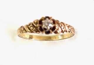 Fine Gold and Diamond Ring 