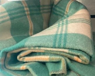 Vintage wool blanket