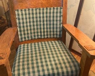 Mission oak chair