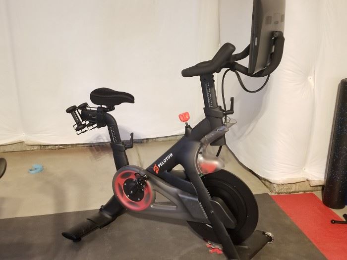2021 Peloton with New Leather shoes and petal grips