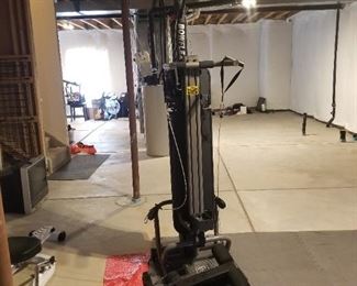 Bowflex XTL ~ Bench folds down