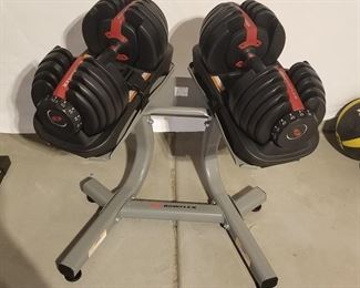 SelectTech Adjustable dumbbells