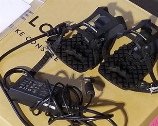 2021 Peloton with New Leather shoes and petal grips