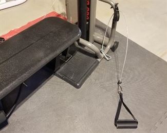 Bowflex XTL ~ Bench folds down