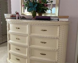 Marble top dresser $400
(entire bedroom set is pieced out at $2,100 individually or will sell for $1,900 for all)