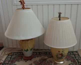 Artsy Lamp Set With Toppers