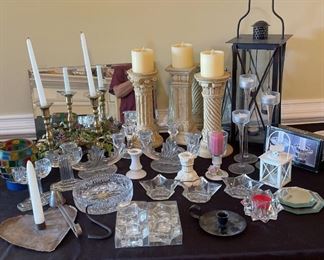 Candles, Lamps And Candle Holders