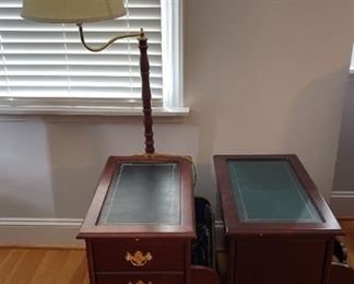 End Tables With Lamp And Magazine Rack