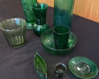 Green Glass Mystery Lot