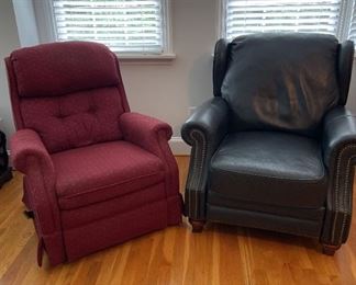 Lane Cloth Rockerrecliner And Superb Creations Leather Recliner