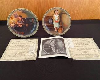 Norman Rockwell Plate Set