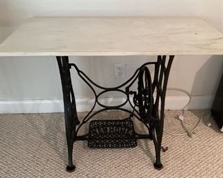 Sewing Machine Stand With Marble Top