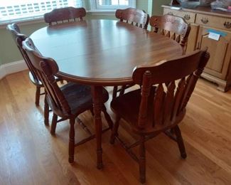 Wooden Terrycraft Dining Table And Chairs