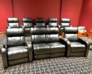 LEATHER THEATRE SEATING GROUP from a nearby Memorial Estate