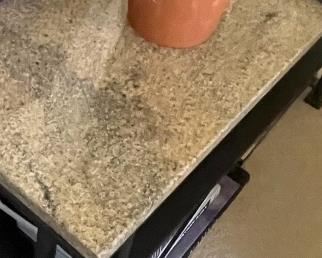 Italian marble top table set.  4 tables available