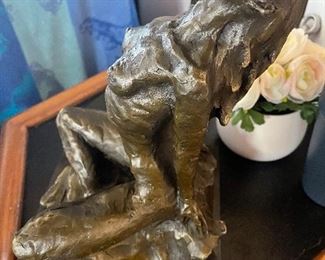 Nude Bronze.  approx 20 lbs