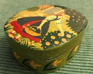 Hand painted jewelry box