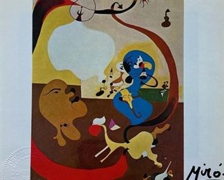 JOAN MIRO LIMITED EDITION NUMBERED LITHO