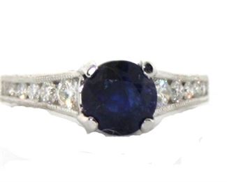 sapphire and diamond ring