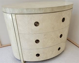STUNNING FAUX MARBLE FINISH CHEST